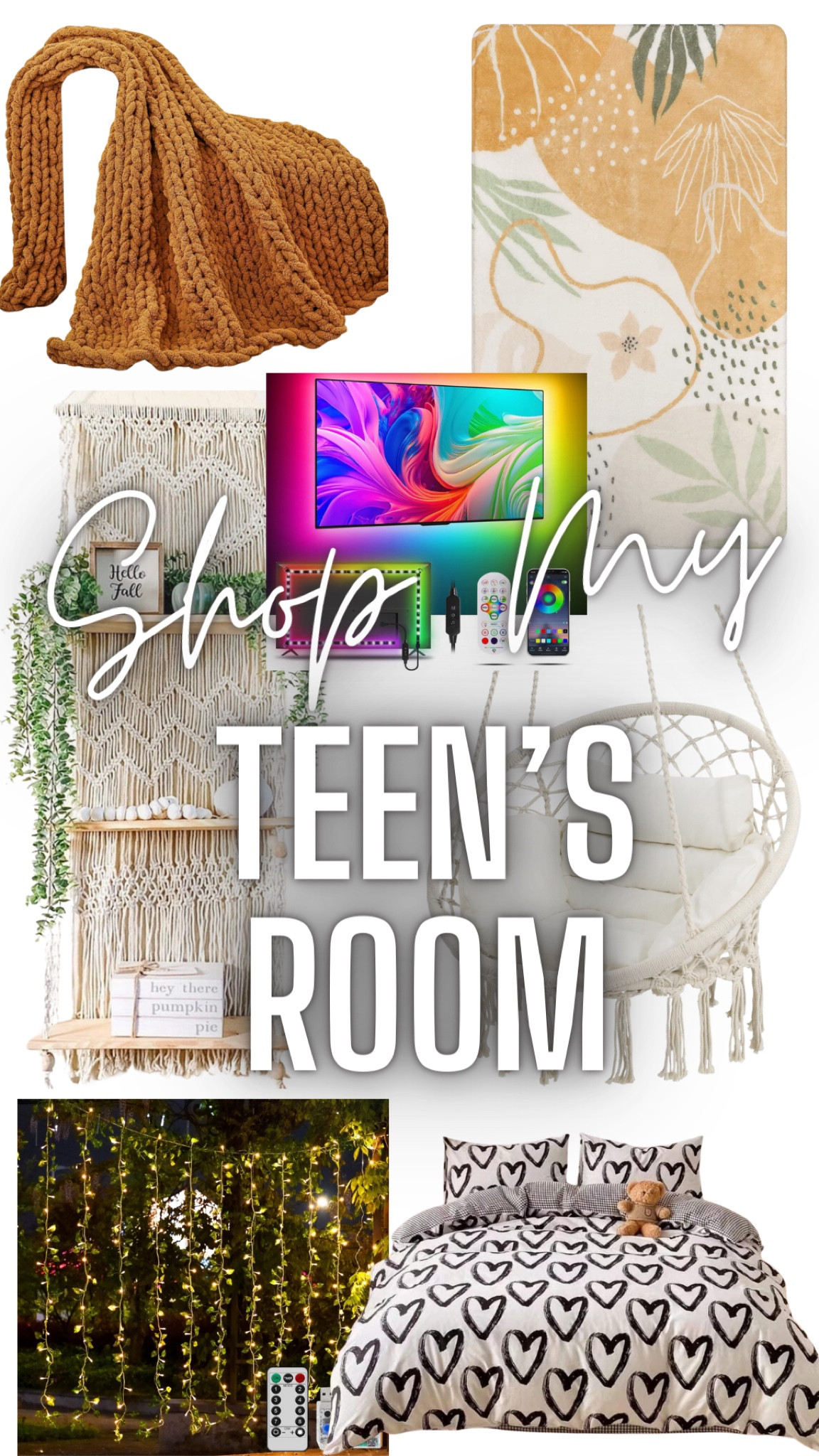 Boho theme is a big trend with the teens, including mine! Shop some of her favorite bedroom finds!
#boho #teengirlbedroom #girlbedroom


#LTKStyleTip #LTKKids #LTKHome
