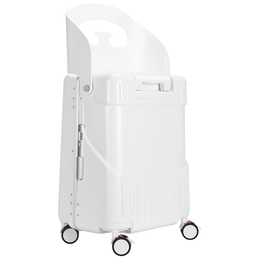 MRPLUM Ride On Luggage with Seat for Kids&Adults with Seat Belt,Hard Shell Lightweight Rolling Sp... | Amazon (US)