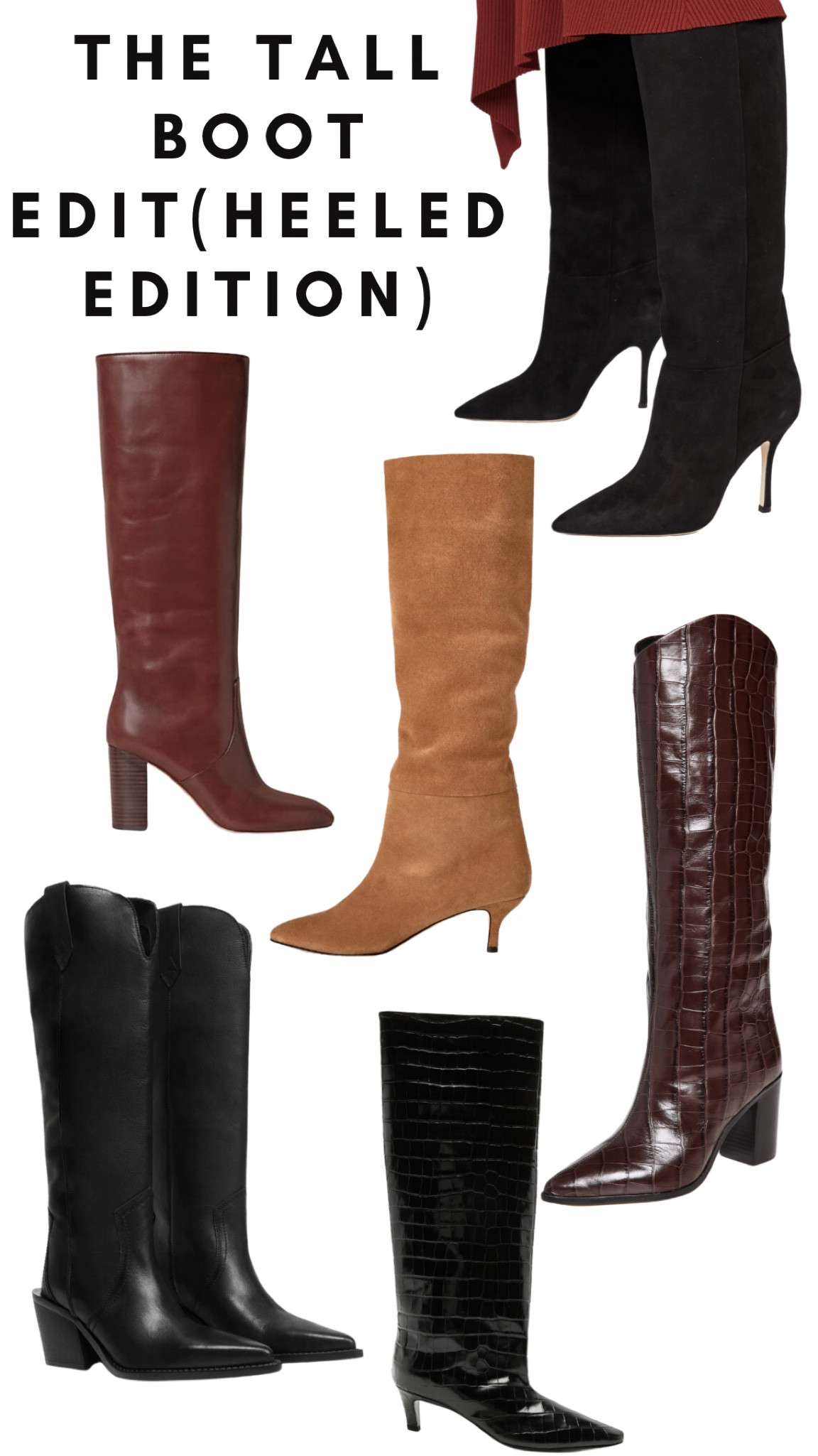 All the tall boots we want now. 
Tall Boots
Knee High Boots

#LTKshoecrush #LTKSeasonal #LTKstyletip