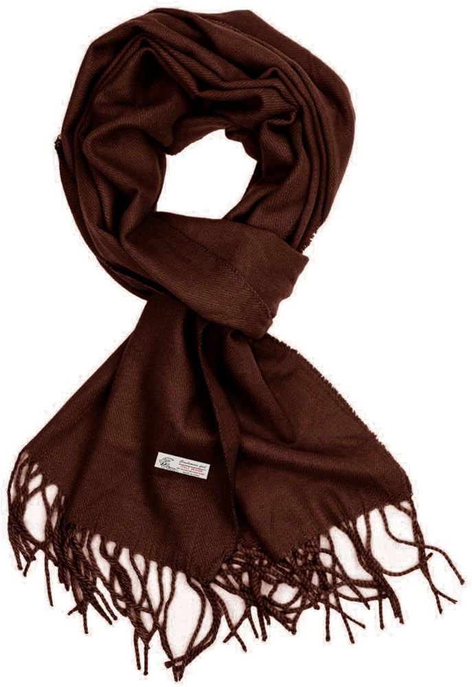TZ Promise Plain Solid Color Cashmere Feel Classic Soft Luxurious Winter Scarf For Men Women | Amazon (US)