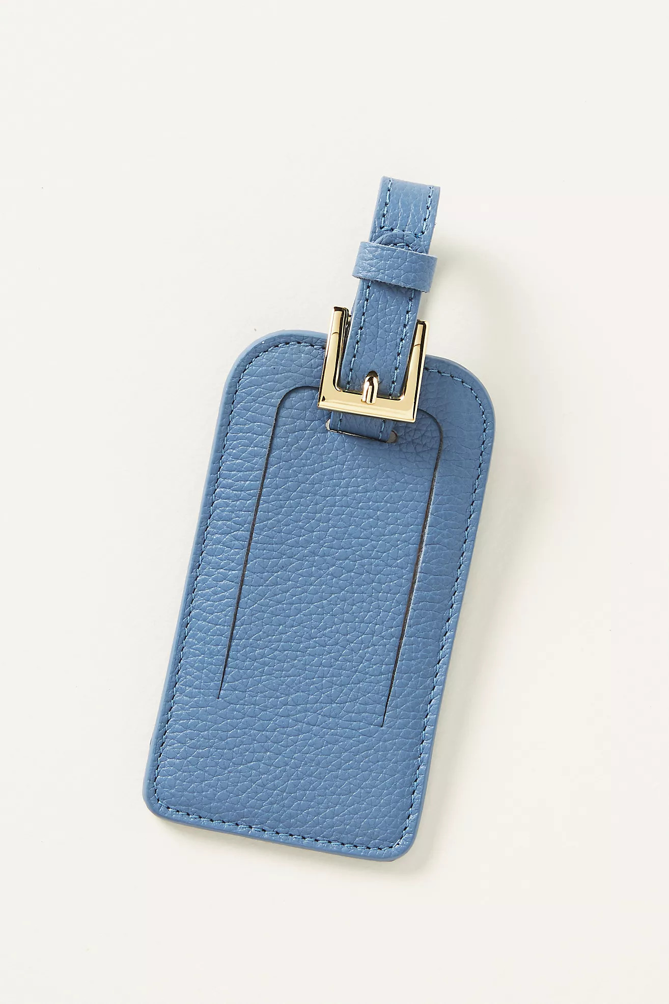 Wanderer Contrast Leather Luggage Tag | Anthropologie (US)