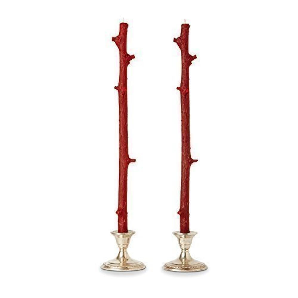 Stick Candles/Hemlock Casting/Beeswax/Pair | Amazon (US)