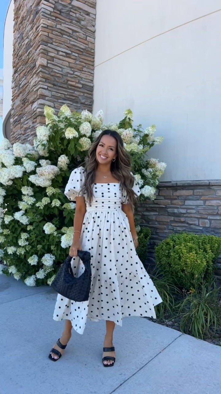 polka dot midi dress with pockets   - wearing size XXSP

#LTKFindsUnder50 #LTKFindsUnder100 #LTKWedding