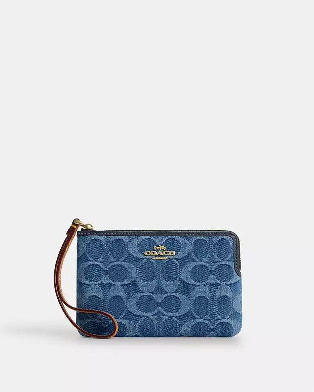 Corner Zip Wristlet | Coach Outlet US