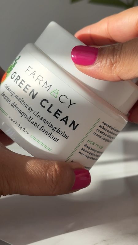 Sharing 3 benefits to using a cleansing balm while unboxing a fresh tub of one of my faves👇🏽

✨ effortlessly melts away makeup and impurities
✨ cleanses skin without stripping away natural oils and maintains skin’s balance
✨ nourishes skin for a fresh, glowing complexion

Have you tried Farmacy’s Green Clean Solid Cleansing Balm?


#LTKbeauty #LTKfindsunder50 #LTKVideo