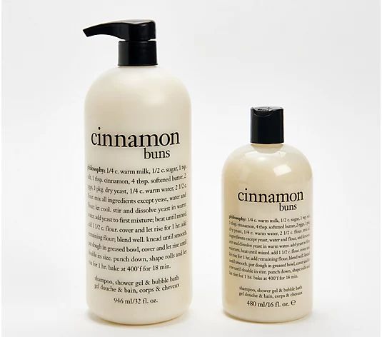 philosophy supersize 32-oz and 16-oz shower gel duo | QVC