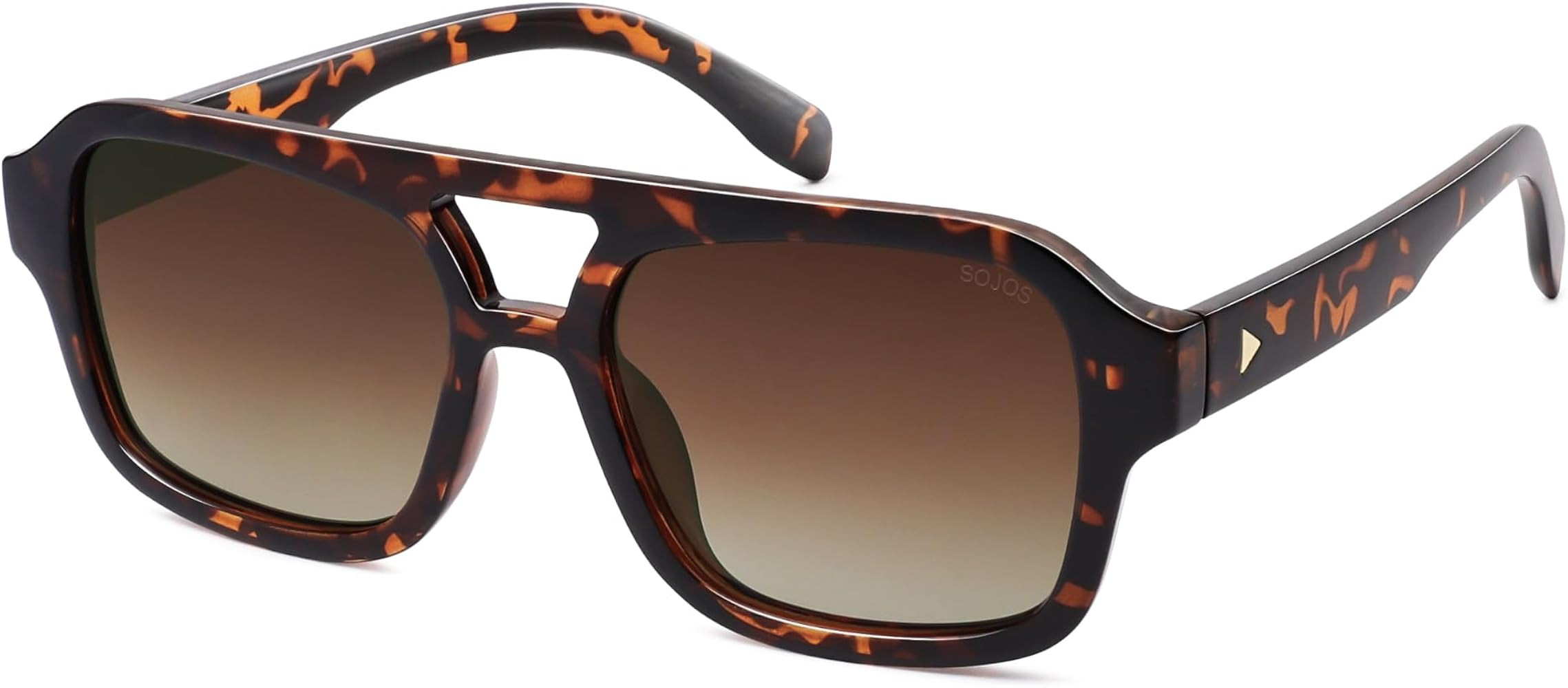 SOJOS Retro Aviator Sunglasses for Womens Mens Polarized Trendy Square Designer Inspired Shades 8... | Amazon (US)