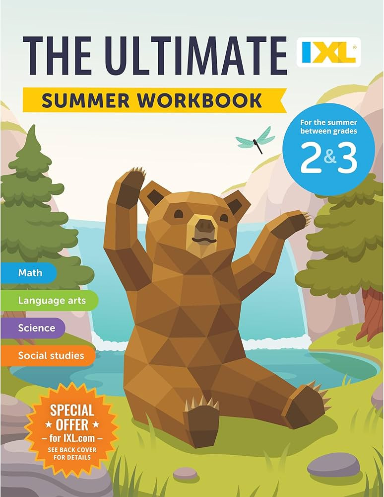 IXL Ultimate Summer 2nd to 3rd Grade Workbooks, Math, Reading Comprehension, Language Arts, Geogr... | Amazon (US)