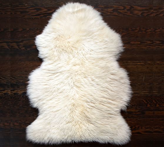 Sheepskin Rug, 2x3', Ivory | Pottery Barn (US)