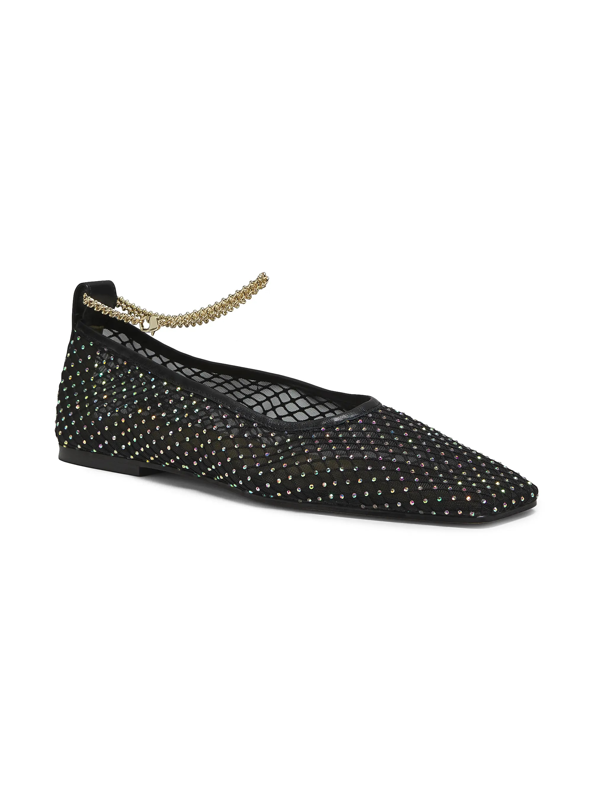Augusta Crystal Mesh Ballet Flats | Saks Fifth Avenue