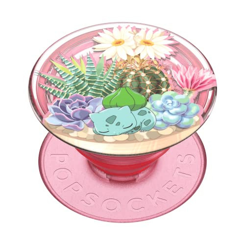 PopSockets Adhesive Phone Grip, Holder, Phone Stand, Pokemon - Bulbasaur Terrarium | Amazon (US)