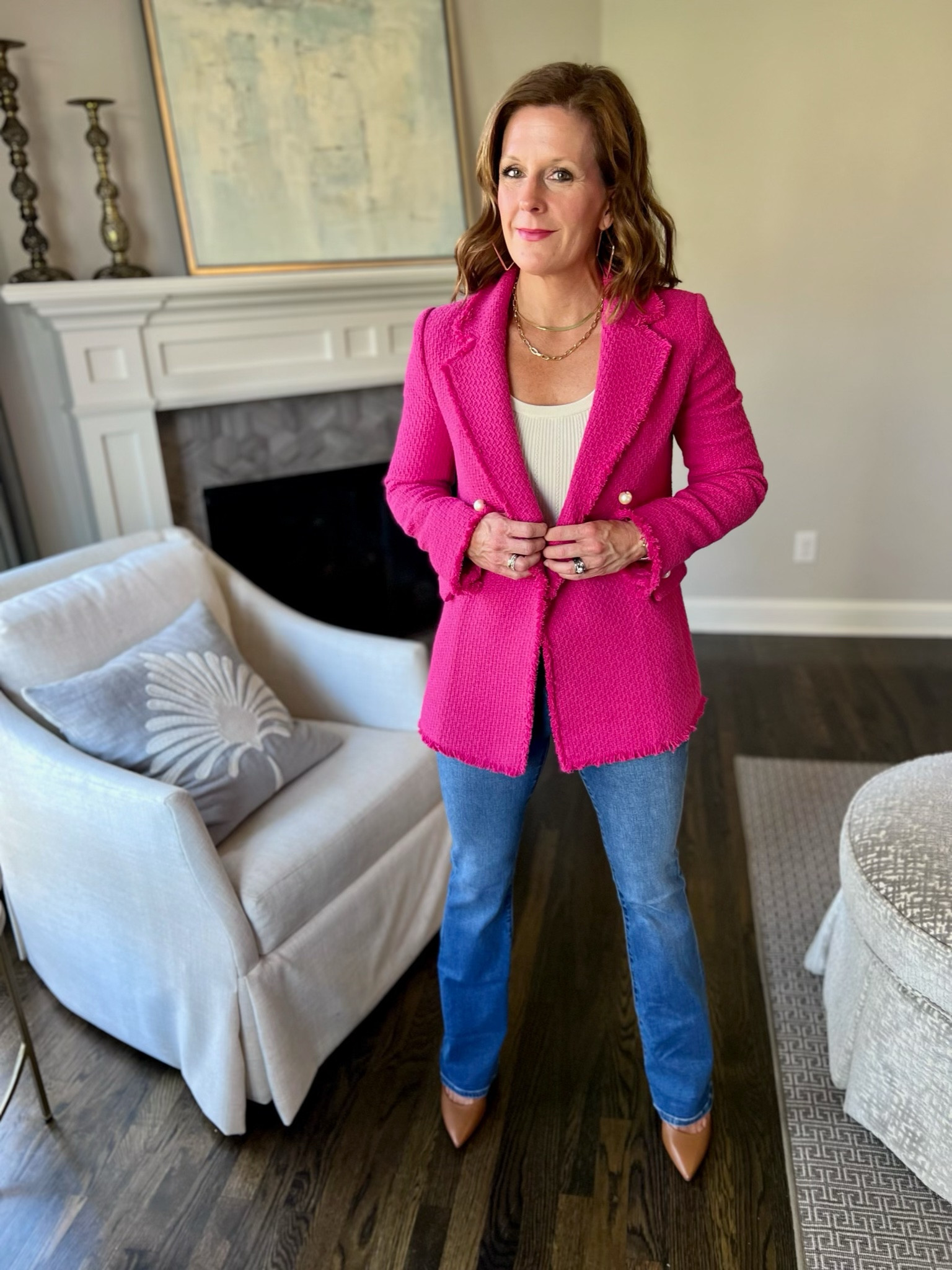 Love this blazer and jeans look 💞💞

#LTKstyletip #LTKworkwear #LTKSeasonal
