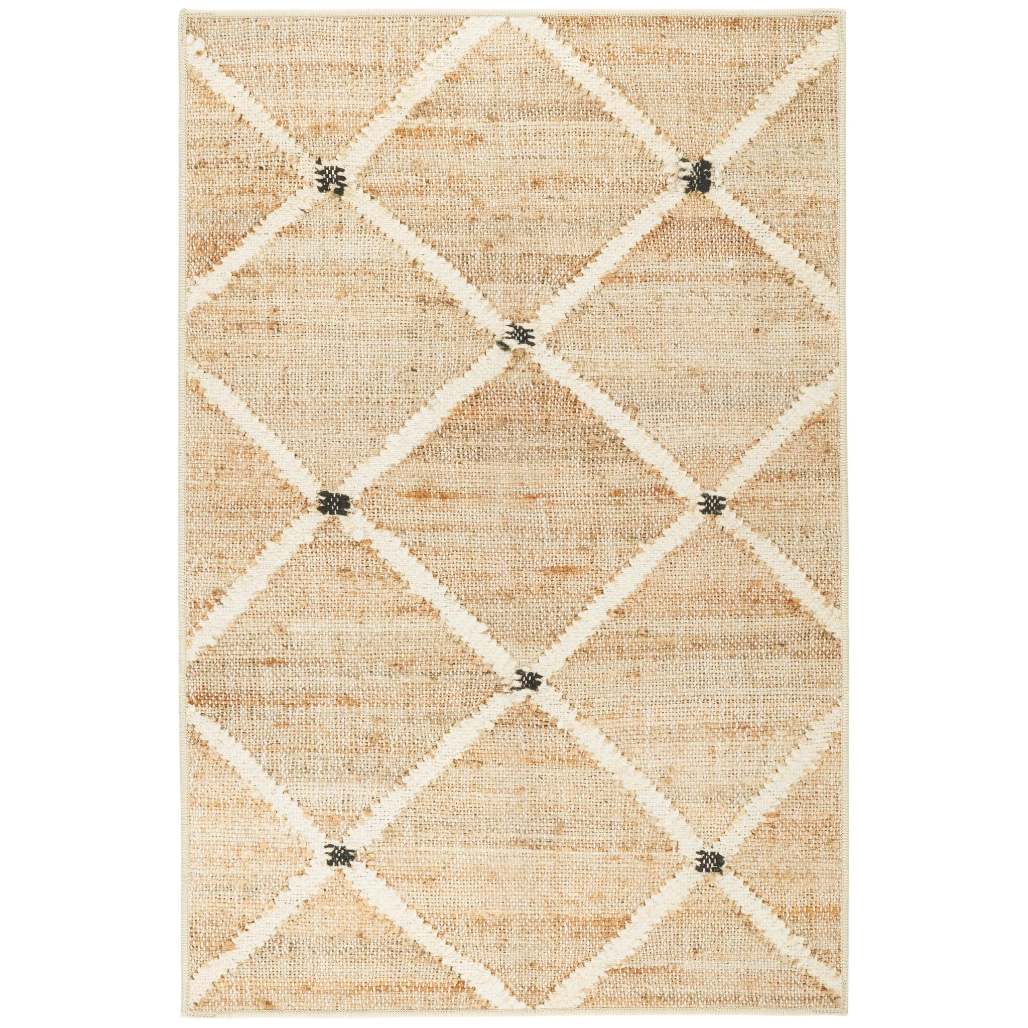Dash & Albert Kali Machine Washable Rug, 2' x 3', Natural - Walmart.com | Walmart (US)