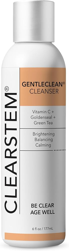 CLEARSTEM - GENTLECLEAN Vitamin C Infused Calming Wash - Facial Cleanser, Makeup Remover - Golden... | Amazon (US)