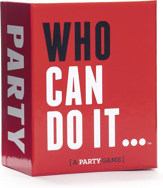 DSS Games Who Can Do It [A Party Game | Compete with Your Friends to Win These Challenges | Adult... | Amazon (US)