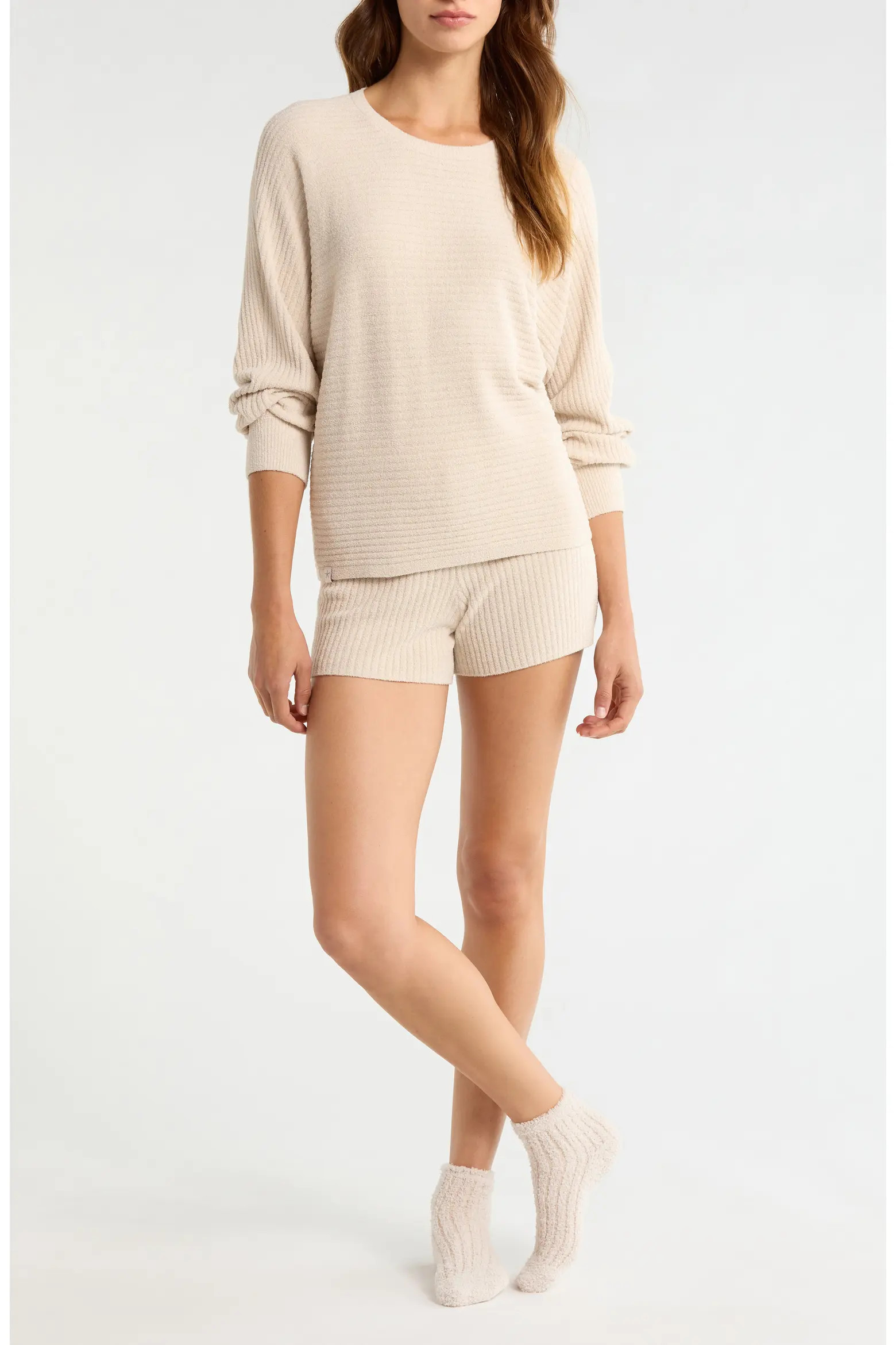 CozyChic® Ribbed Pullover & Shorts (Women) | Nordstrom | Nordstrom