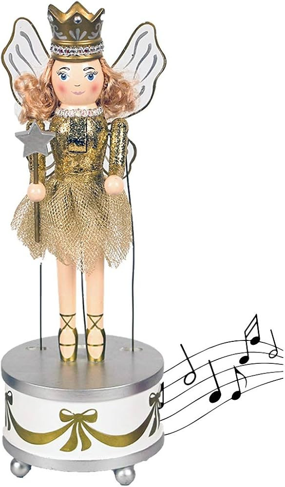 FUNPENY Classic Queen Ballet Dancer Nutcracker, Festive Collectible Nutcracker with Music Box, 12... | Amazon (US)