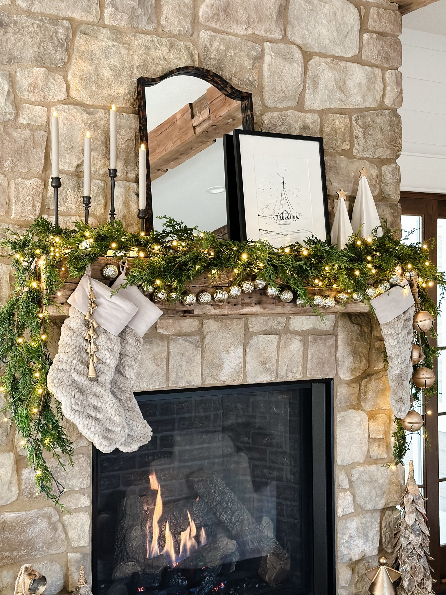 Holiday mantle decor

#LTKhome #LTKfindsunder100 #LTKHoliday