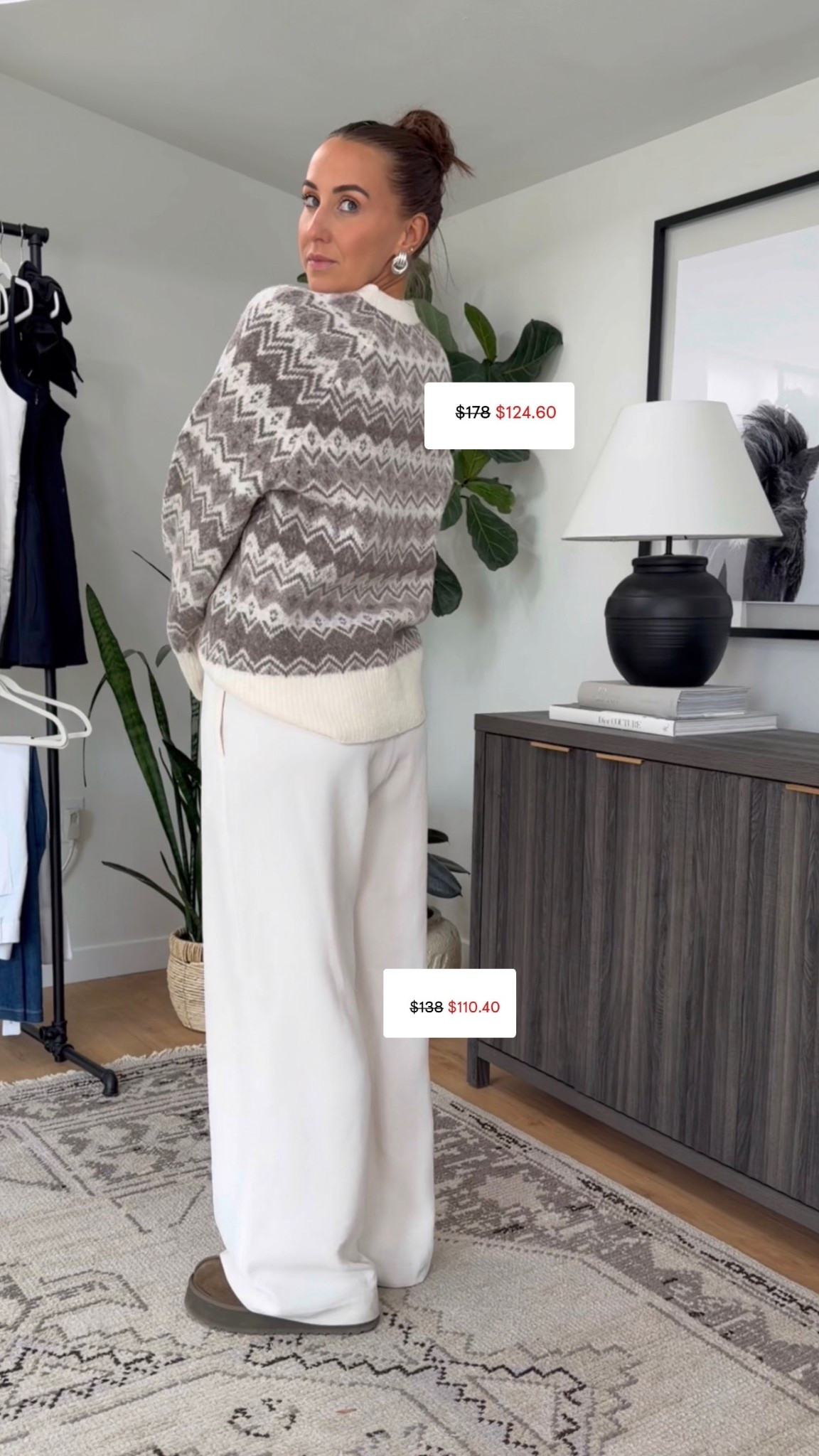 Aritzia winter sale ❄️ 

Sweater: M
Lodge pants: M Tall



#LTKHoliday #LTKSaleAlert #LTKootd