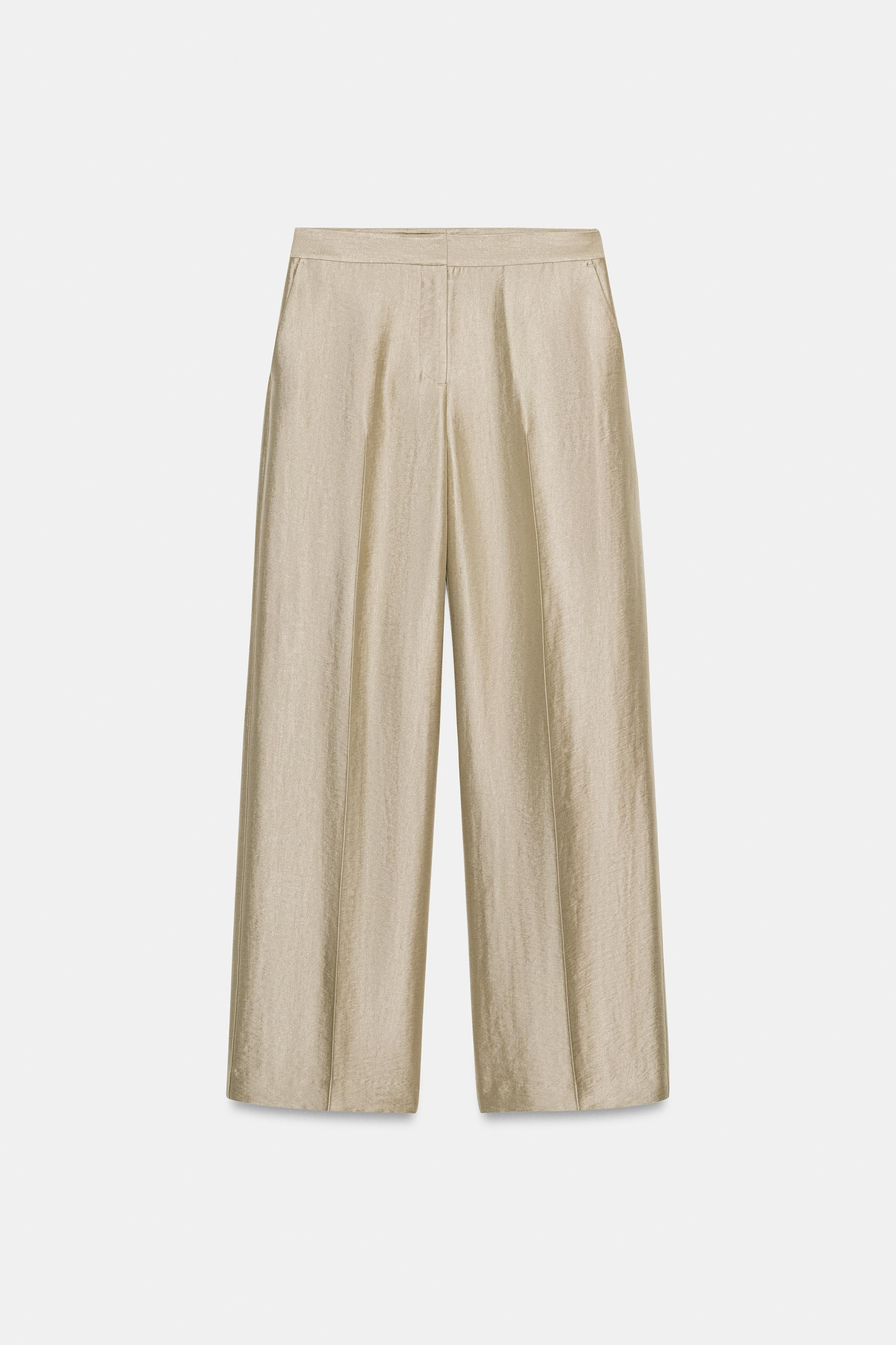 HIGH-WAIST STRAIGHT TROUSERS SET | Zara UK