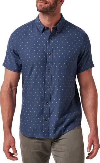 Early Check In Cotton Button-Up Shirt | Nordstrom