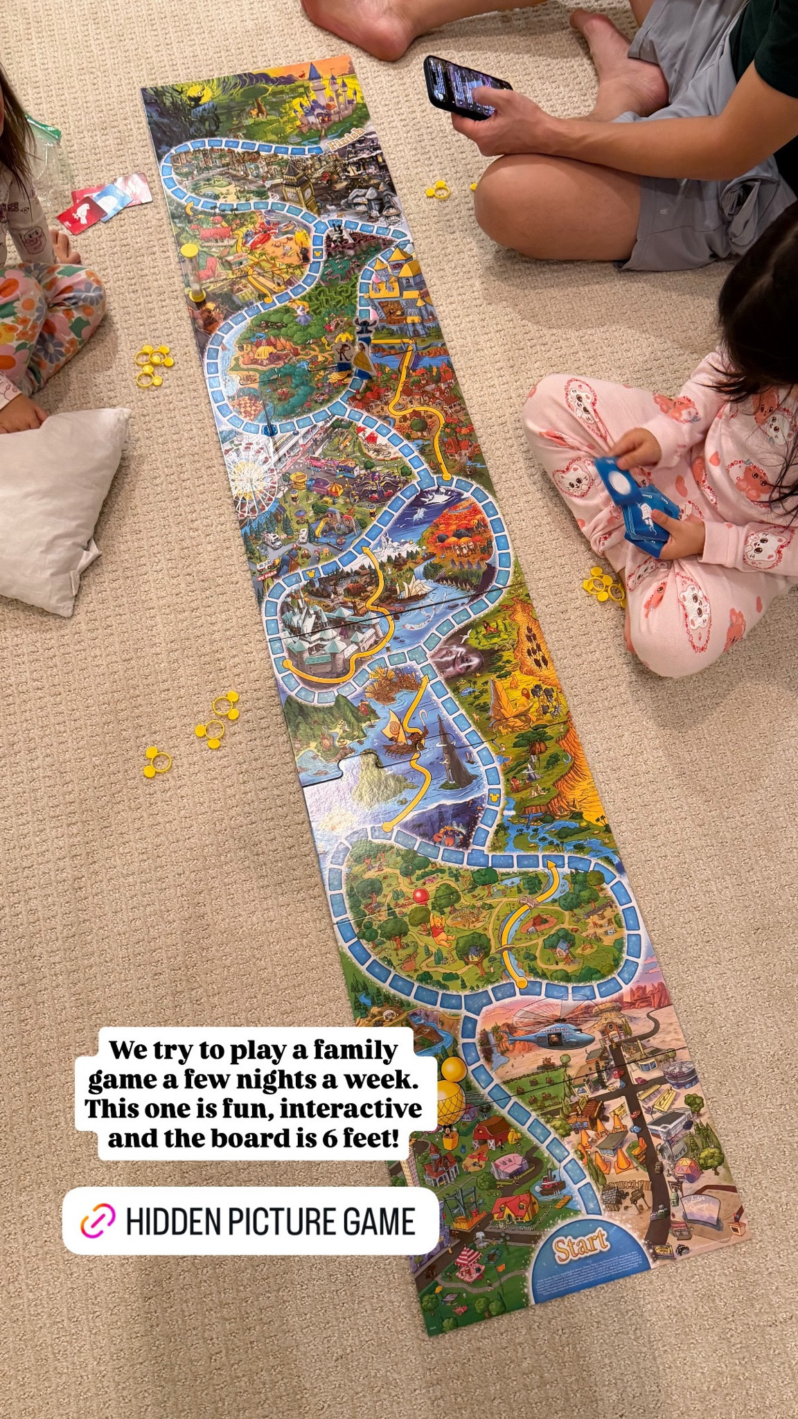 HIDDEN PICTURE GAME!
We try to play a family game a few nights a week. This one is fun, interactive and the board is 6 feet! 


#LTKKids #LTKHome #LTKFindsUnder50