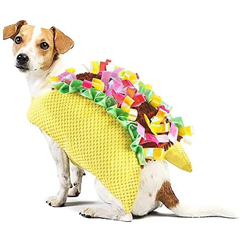 Amazon.com : Taco Dog Costume - Halloween Pet Costume, Funny Halloween Hamburger Dog Costume Cute... | Amazon (US)