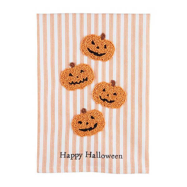 Jack-O-Lantern Bead Towel | Mud Pie