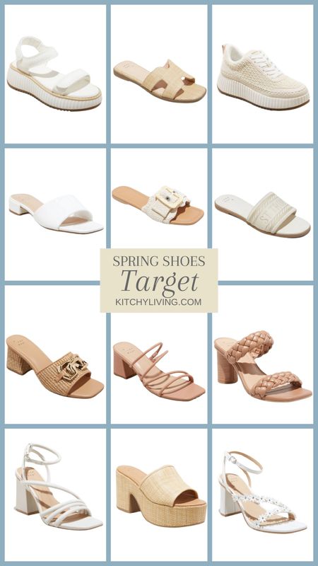 Spring Shoes at Target: loving all the rafia and white this season! 🤍 #targetfashion #targetfinds #target 

#LTKSeasonal #LTKfindsunder50 #LTKstyletip