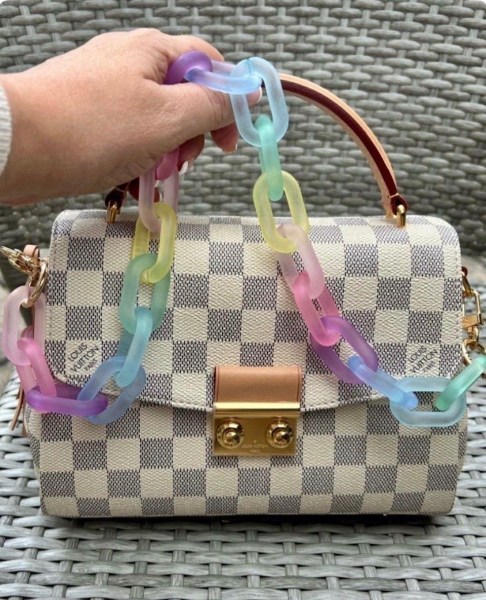 Frosted acrylic chunky chain link strap to attach to your favourite bag this summer for a fun embellishment!

#LTKItBag #LTKSummerEdit

#LTKFestival #LTKSeasonal #LTKMothersDay