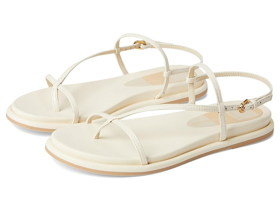 Dolce Vita Dallen Women's Sandals Off-White : 6 M, Leather | Zappos