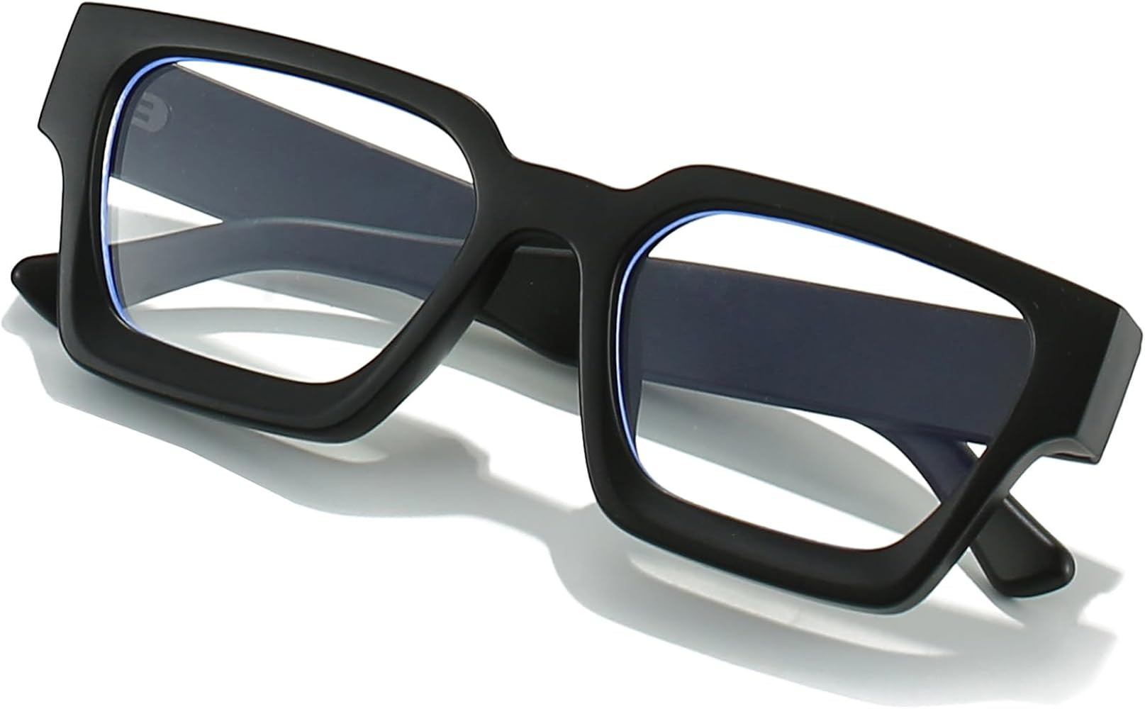 AIEYEZO Square Thick Frame Glasses for Women Men Fashion Blue Light Glasses Trendy Chic Computer ... | Amazon (US)