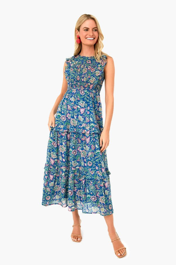 Surf Poppy Mallow Iris Dress | Tuckernuck (US)