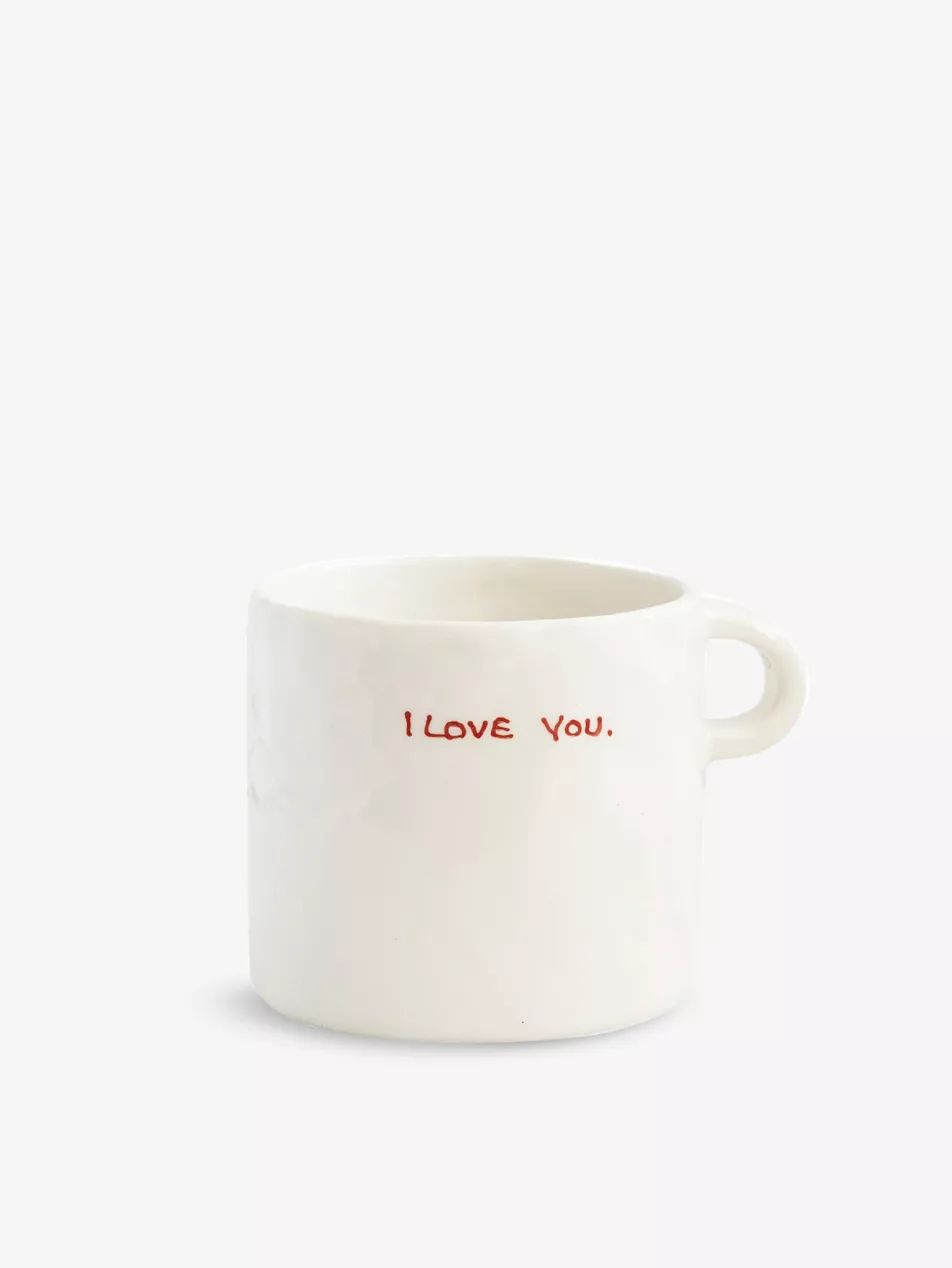 ANNA + NINA I Love You ceramic mug 9cm | Selfridges