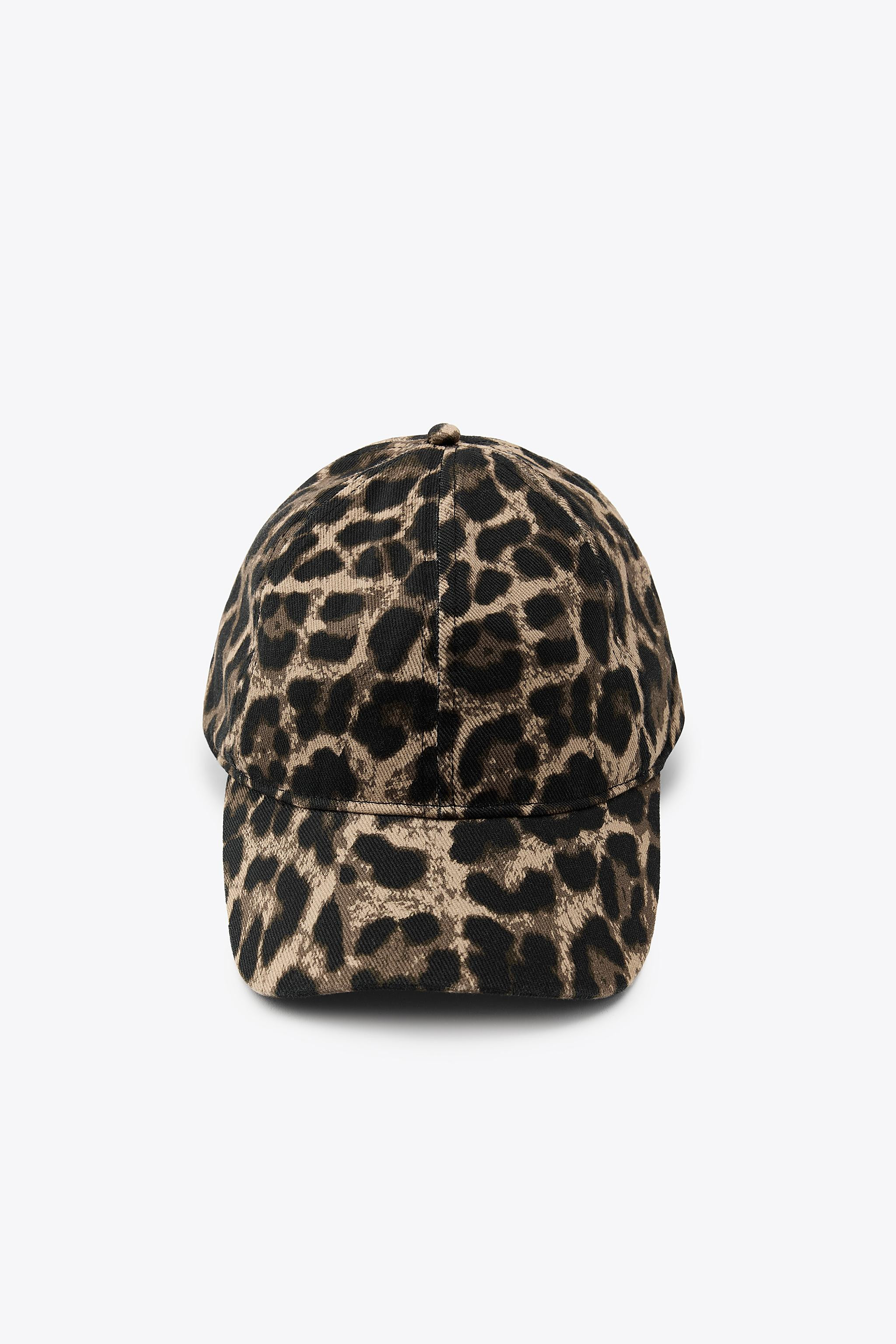ANIMAL PRINT TWILL CAP | Zara US
