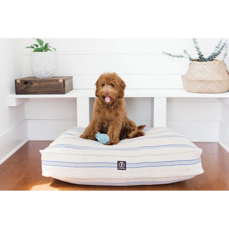 Grain Sack Rectangle Dog Bed Pillow | Wayfair North America