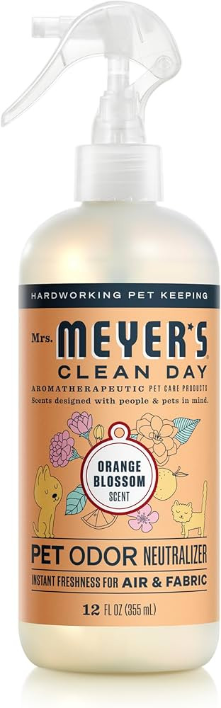 MRS. MEYER'S CLEAN DAY Pet Odor Neutralizer, Orange Blossom Scent, 12oz | Amazon (US)