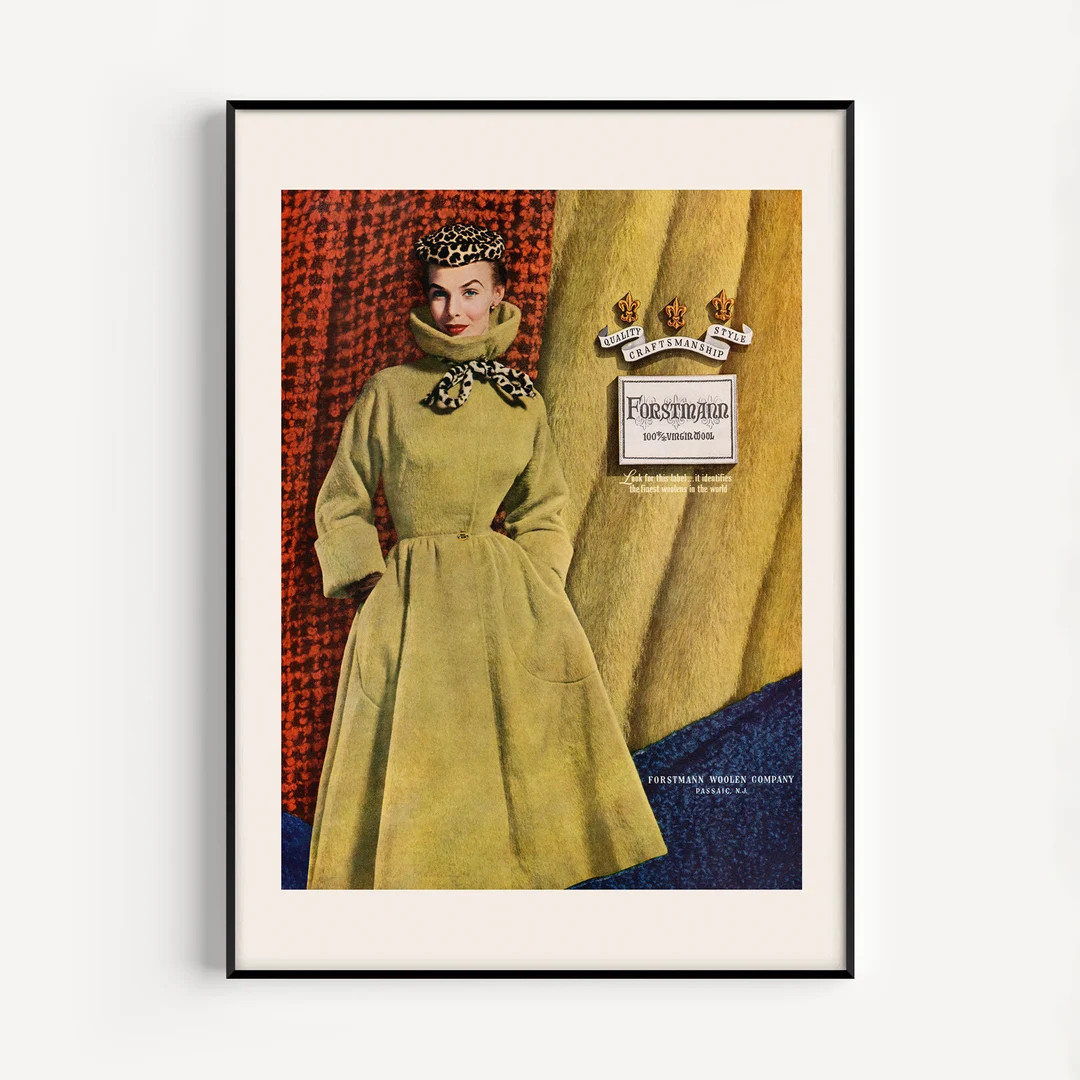 VINTAGE AD PRINT Ladies Fashion Retro Print Nostalgic - Etsy | Etsy (US)