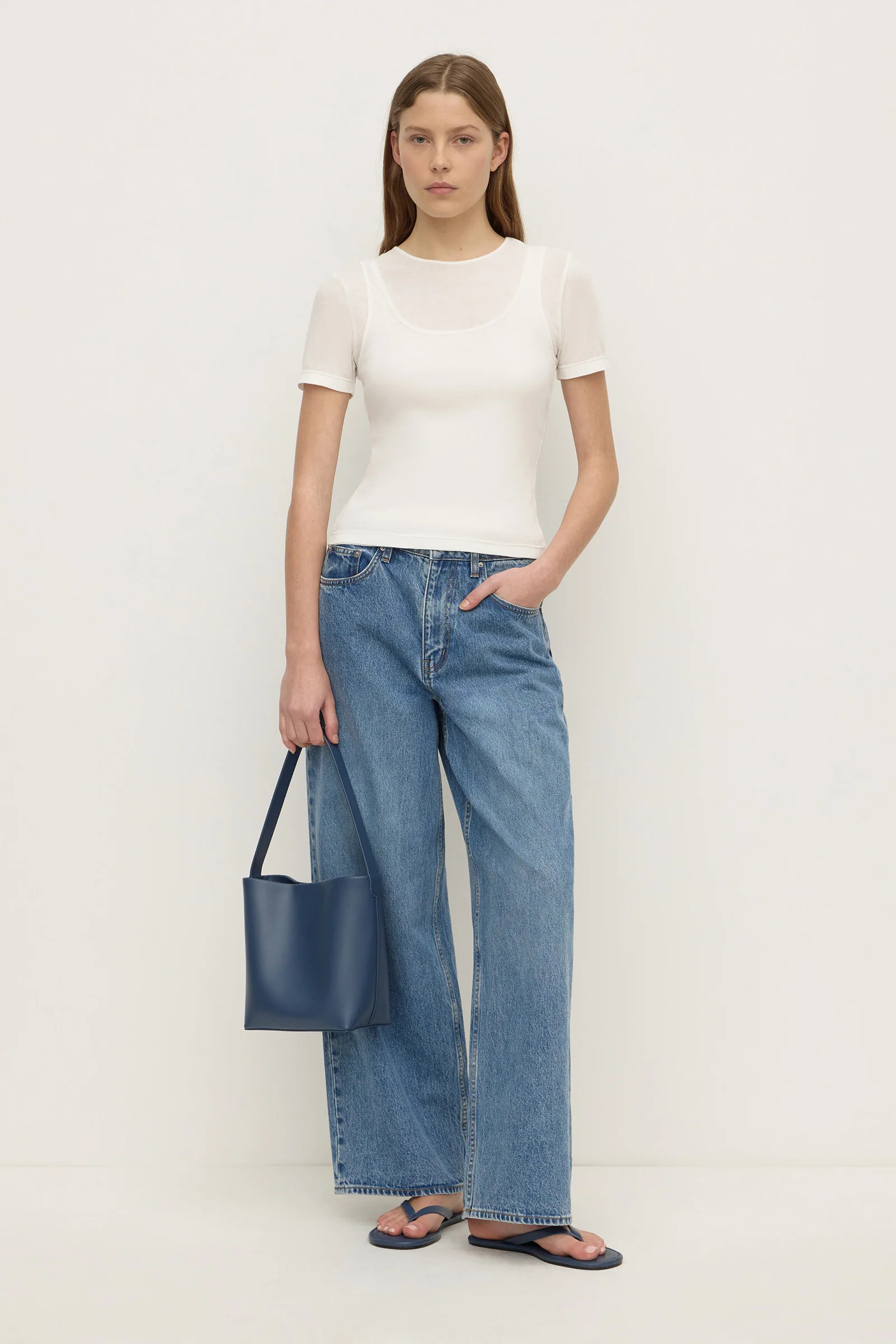 Womens Boyfriend Denim Jean 26 / Classic Blue | Assembly Label