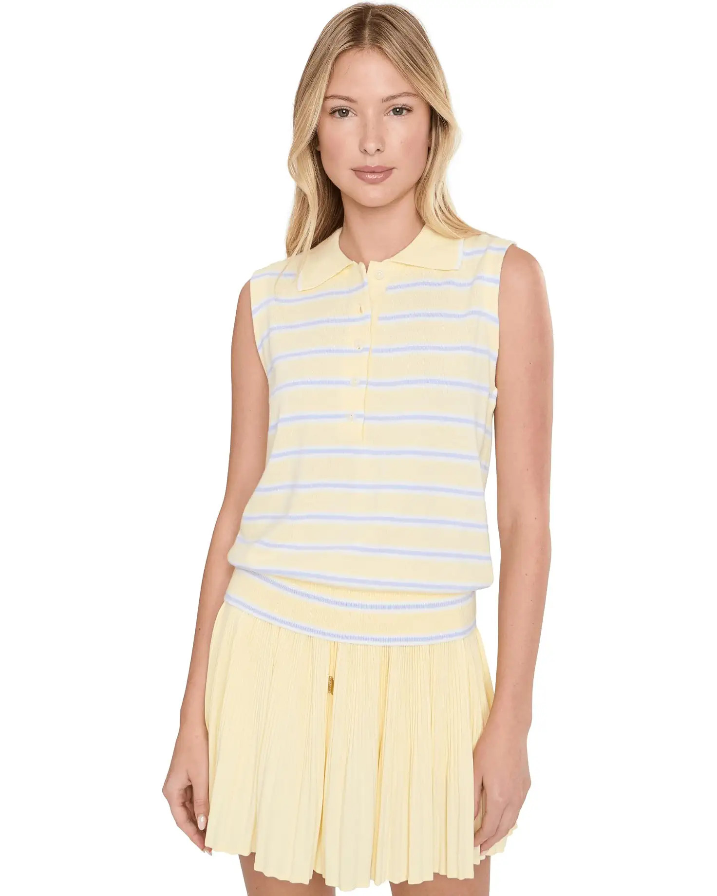 Women's Varley Rue Polo Tank | Zappos.com