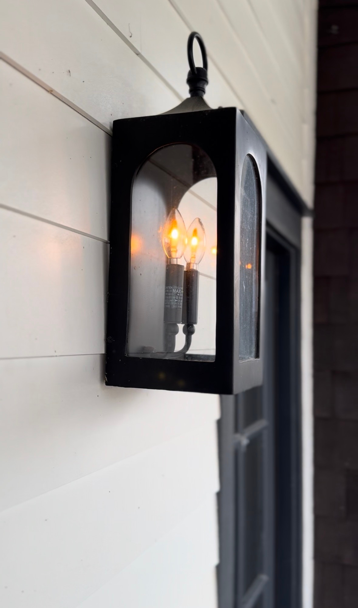 The neighbors think we put in gas lanterns - check out our trick!  

 #LTKSeasonal #LTKHome