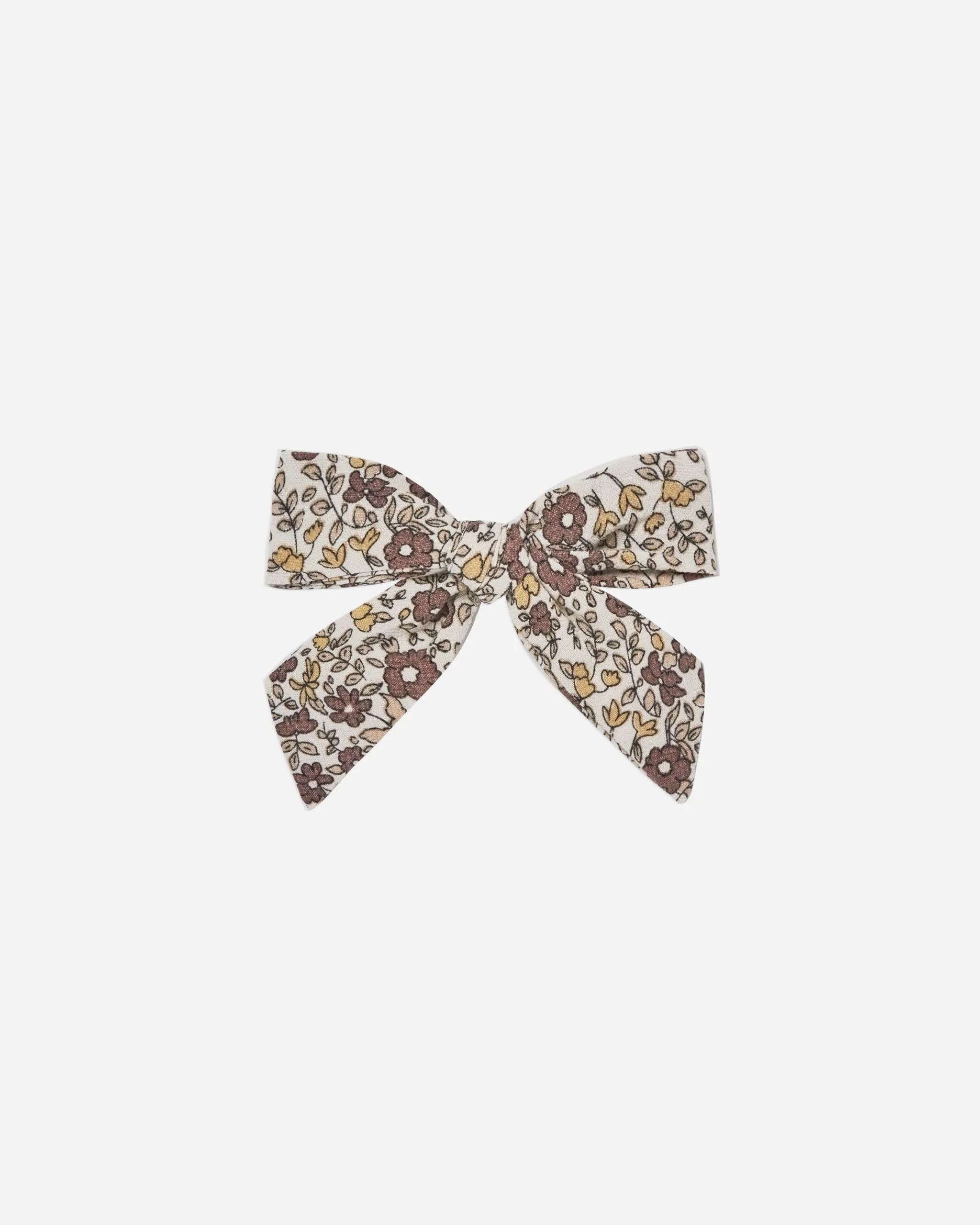 girl bow || autumn floral | Rylee + Cru