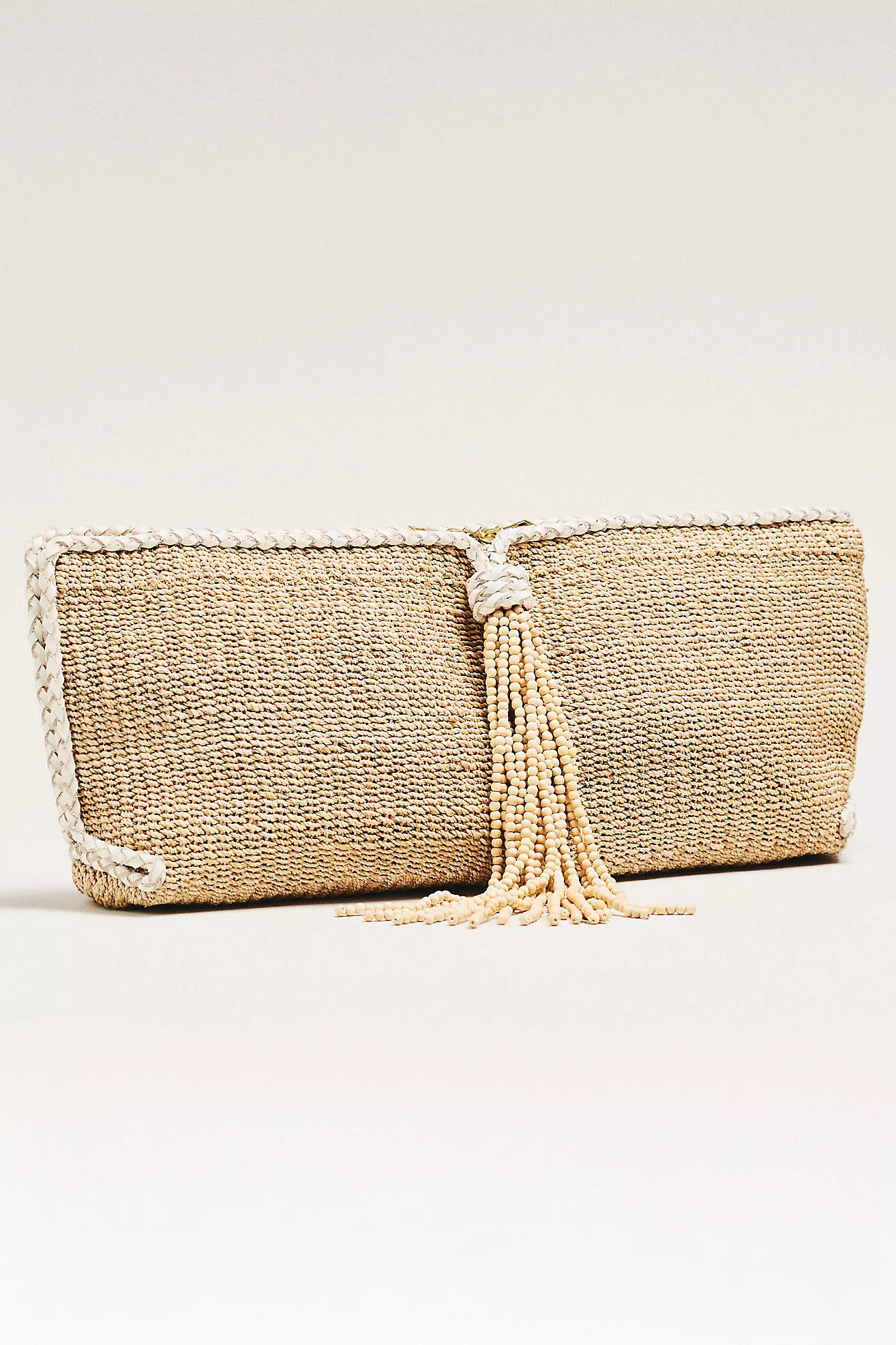 Aranaz Belinda Beaded Clutch | Anthropologie (US)