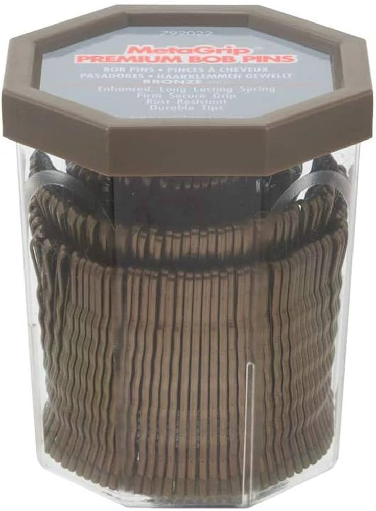 MetaGrip Bronze Premium Bobby Pins Bronze | Amazon (US)