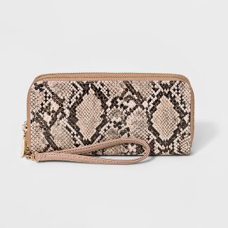 Classic Double Zip Around Wristlet - A New Day™ | Target