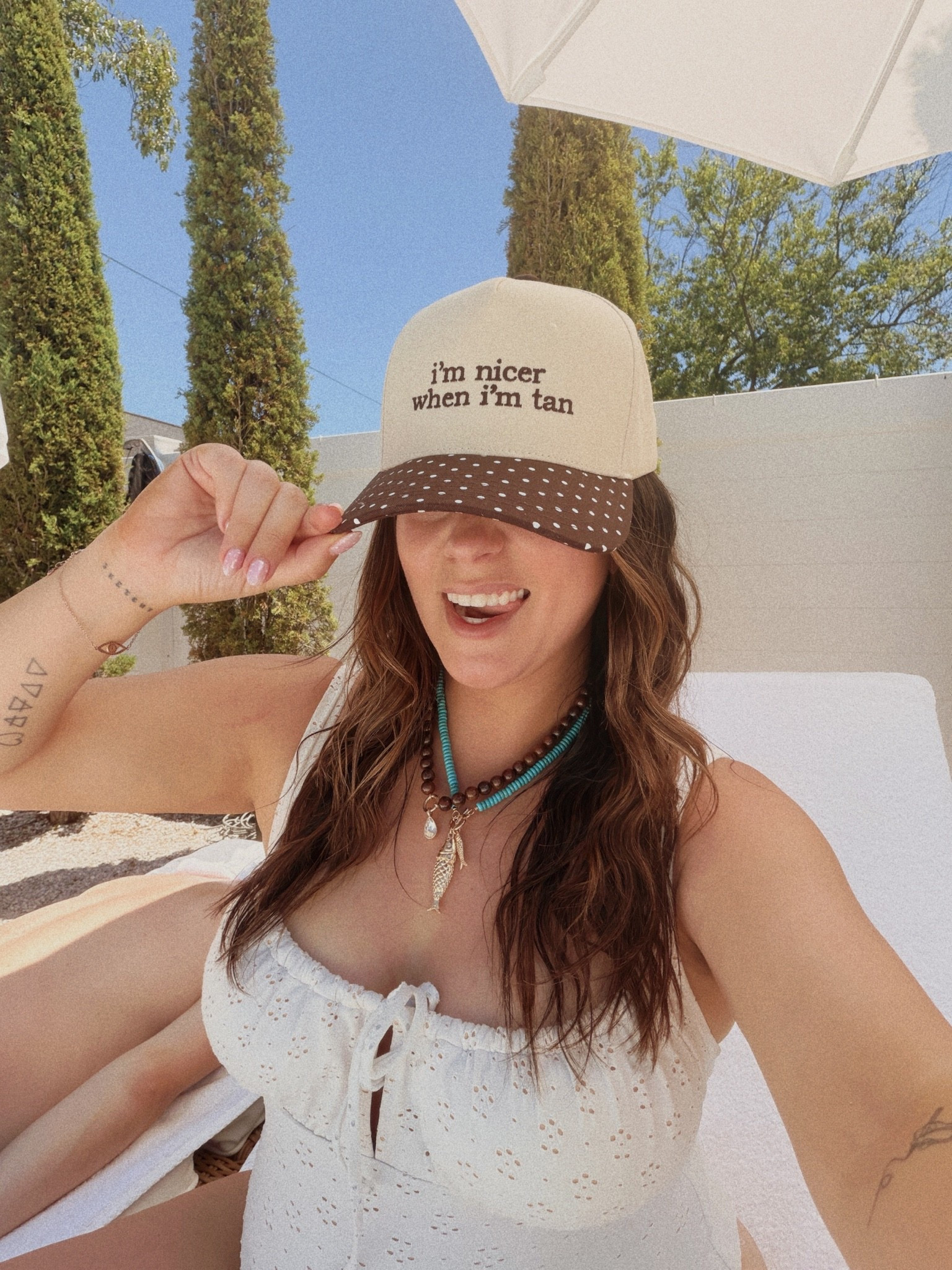 My new favorite hat… truly obsessed..