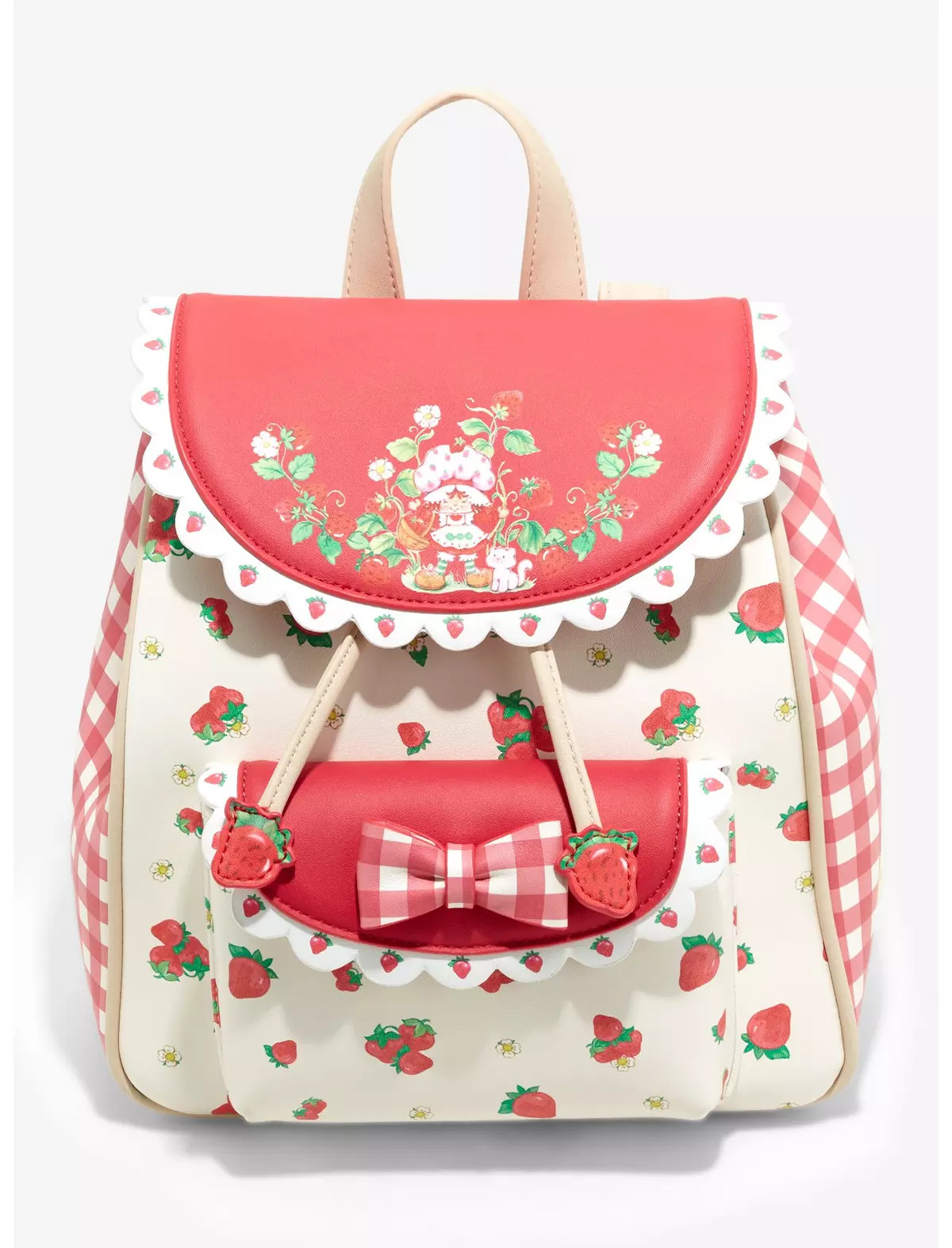 Strawberry Shortcake Gingham Mini Backpack | Hot Topic
