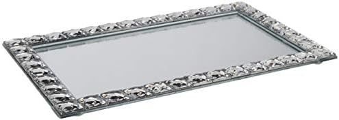 Elegance 33212 Mirror Vanity Tray, 9" x 14", Clear | Amazon (US)