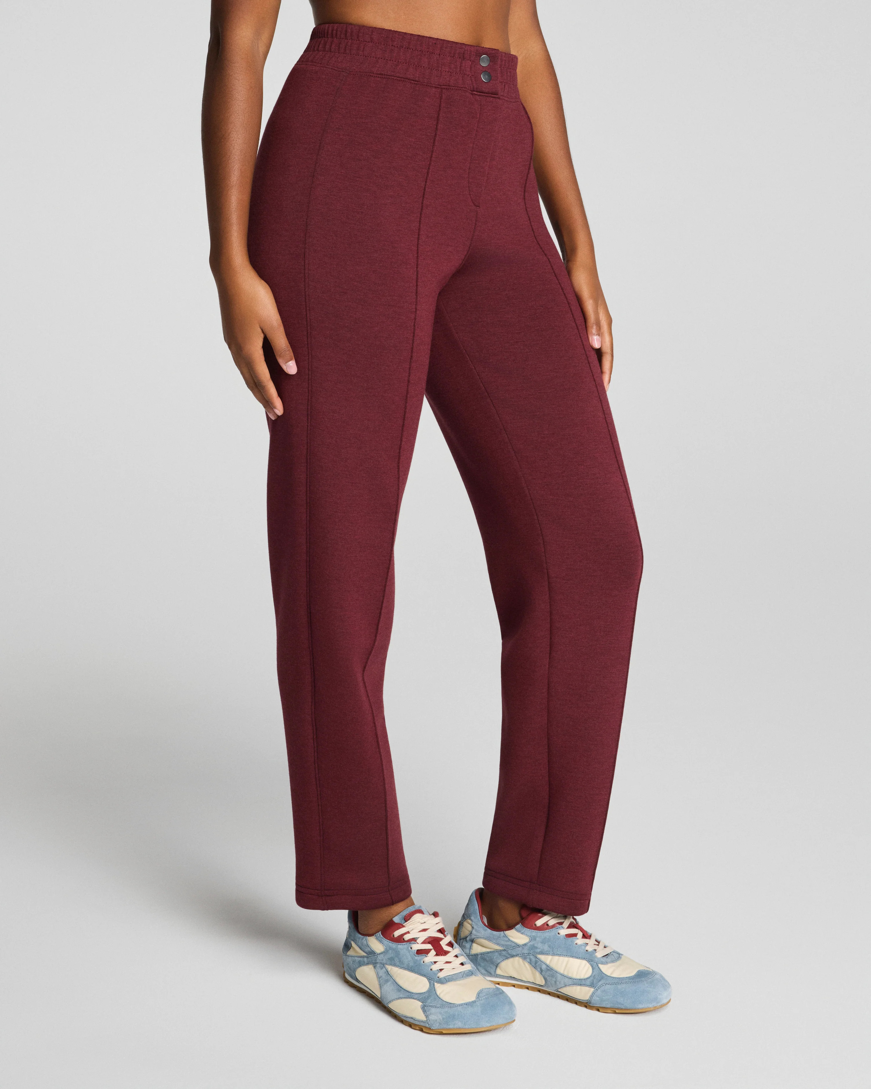 AirEssentials Slim Straight Pants | Brushed Lounge Pants | SPANX | Spanx