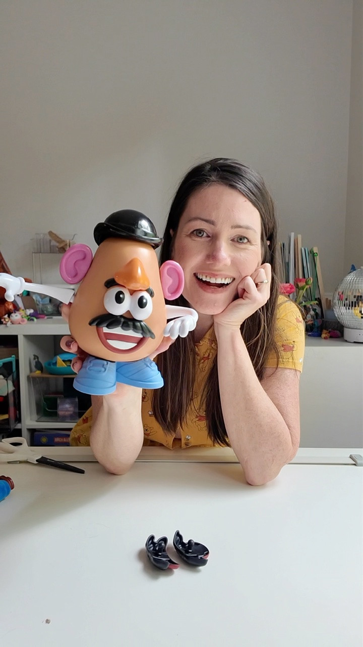 How cute is this talking Mr. potato Head for  Toy Story 5 , he’s so cute and a favorite character in our house.  He has the cutest sayings and definitely a win for kids ✨. #momof3

#LTKKids